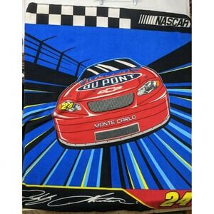 Nascar Jeff Gordon Fleece Blanket About 51 x59 Inch #24